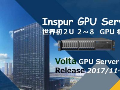 世界初２U ２～８GPU inspur server NF5288M5