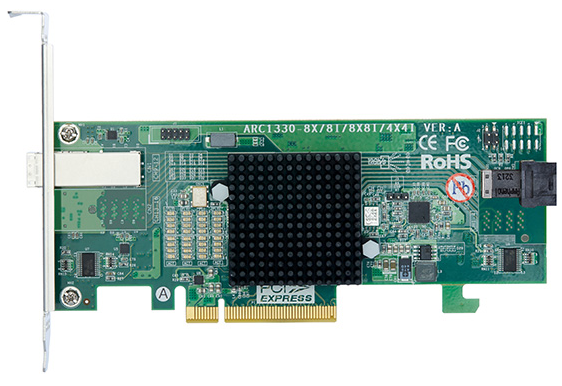 ARC-1330 Series (PCIe 3.0 12Gb/s SAS Host Adapters)
