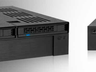 ExpressCage MB322SP-B MB322SP-B 2.5” SATA/SAS HDD&SSDx2 + 3.5”ベイx1対応モジュールラック 5.25”ベイサイズ